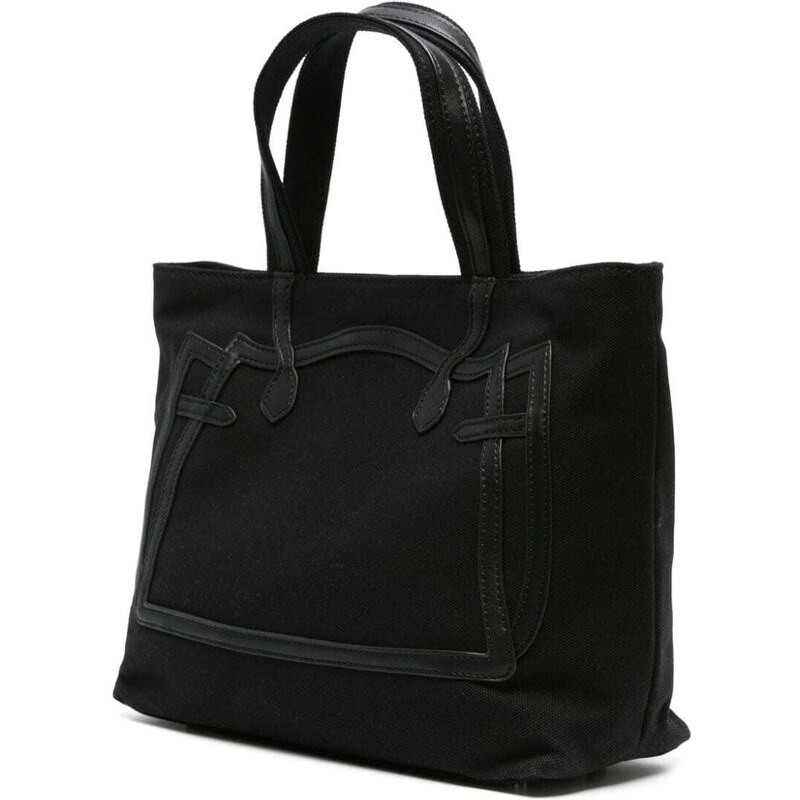 V°73 Responsible canvas shoulder bag - Black