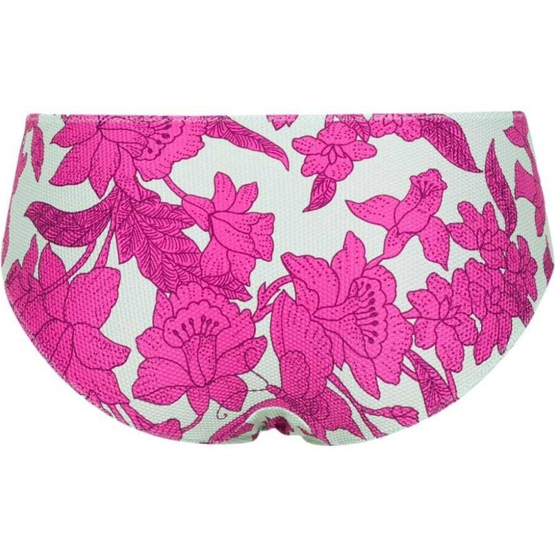 La DoubleJ floral-print bikini bottoms - Pink