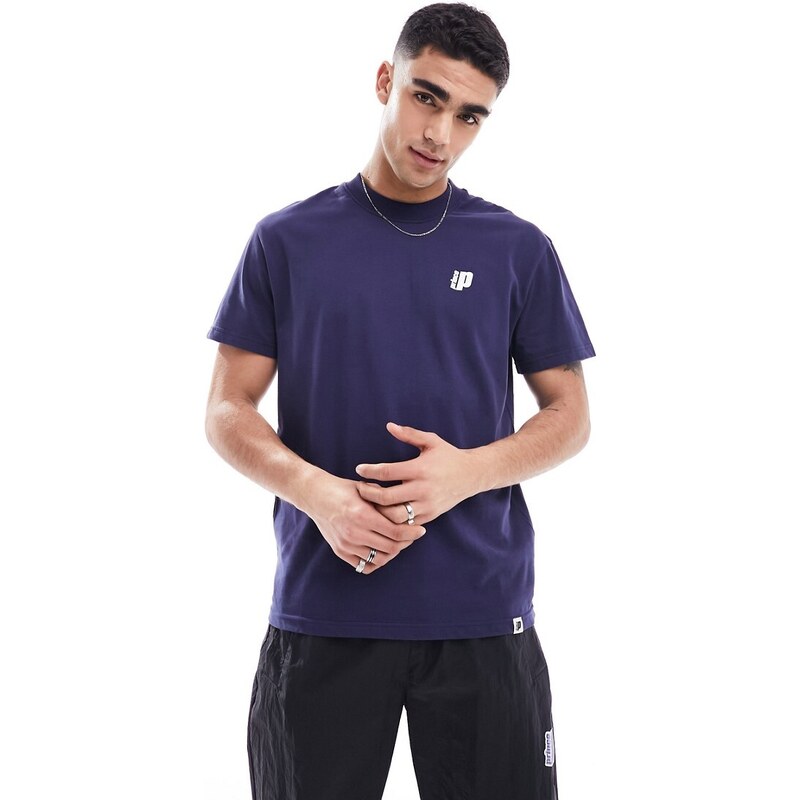 Prince logo front t-shirt in navy