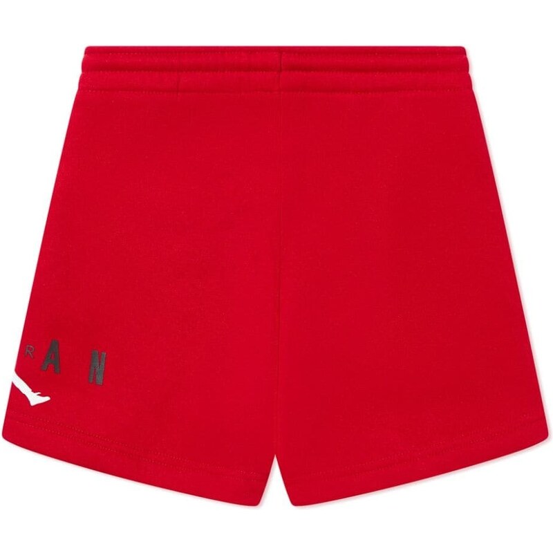 Jordan Kids logo-print drawstring shorts - Red