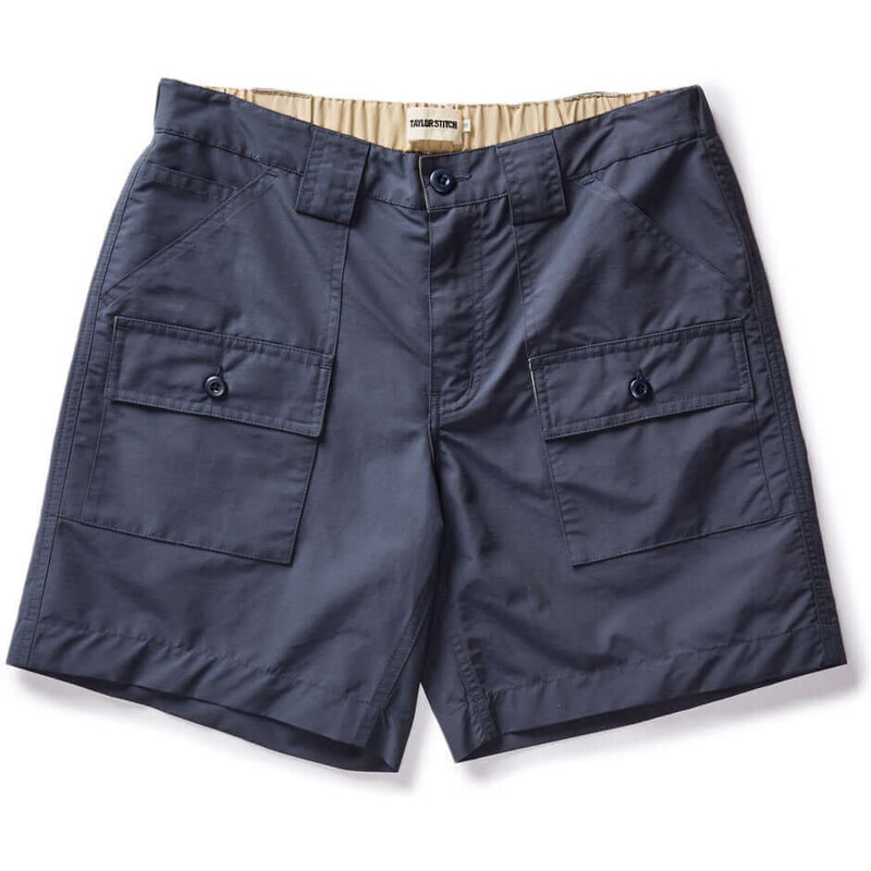 Taylor Stitch The Trail Cargo Short in Faded Navy 60/40