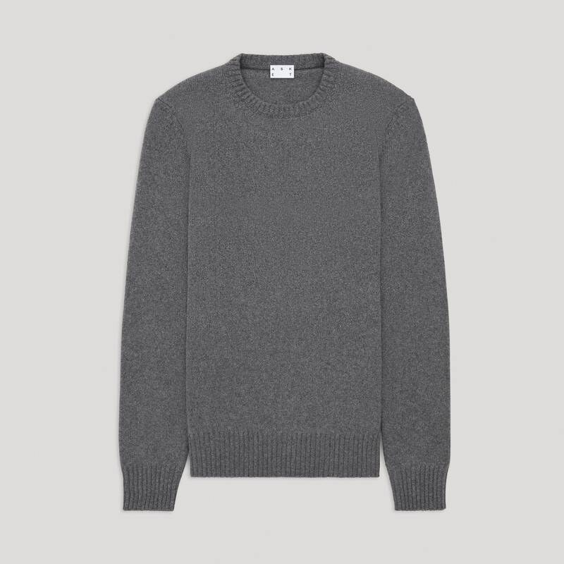 ASKET The Cashmere Sweater Dark Grey