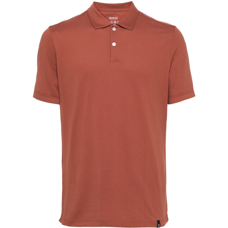 Boggi Milano short-sleeve polo shirt - Brown