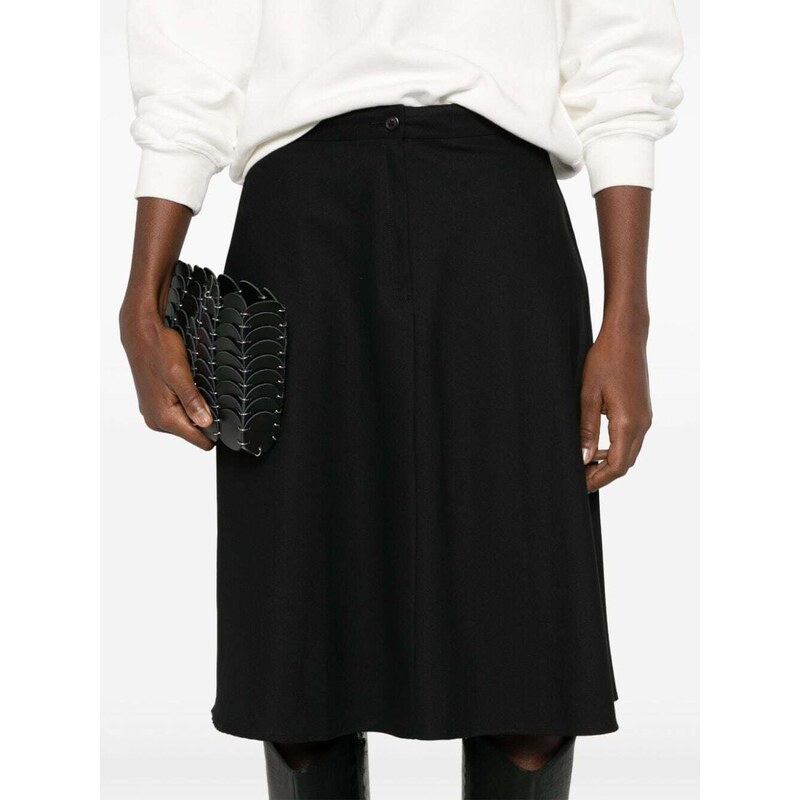 OUR LEGACY Curtain high-waist midi skirt - Black