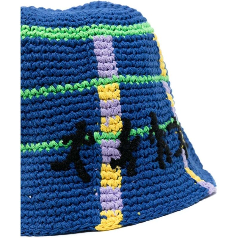 KidSuper Running Man crochet hat - Blue