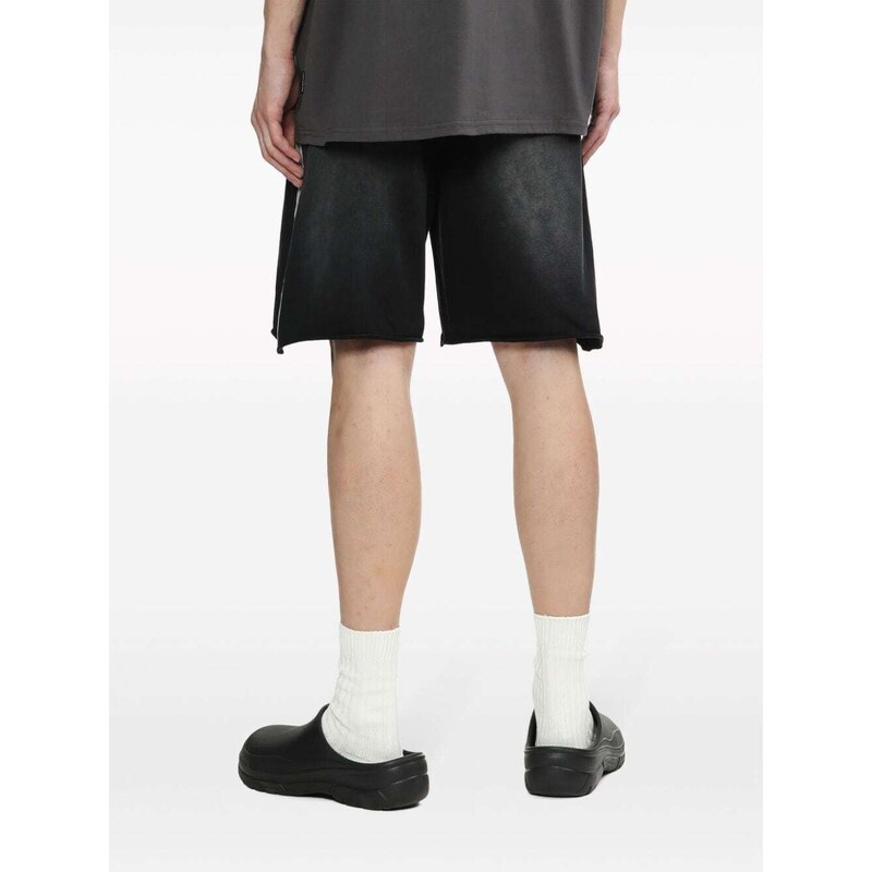FIVE CM faded cotton sweat shorts - Black