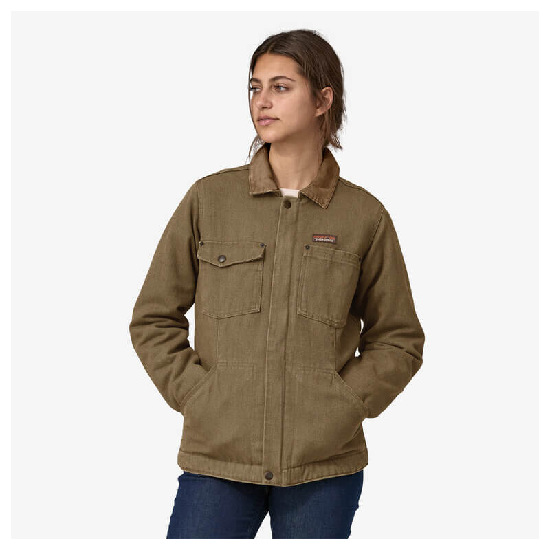 Patagonia Women s Iron Forge Hemp Canvas Barn Work Coat in Dark Ash GLAMI.eco