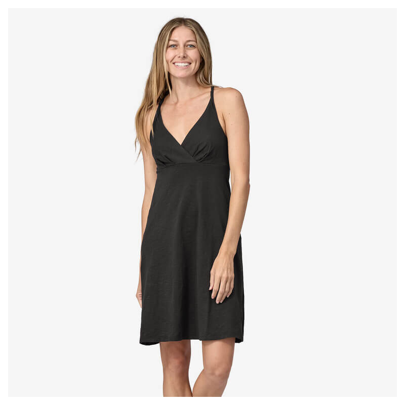 Patagonia Women's Amber Dawn Jersey Dress in Black