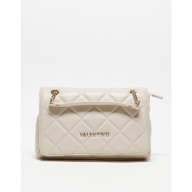 Valentino Bags Valentino ocarina quilted flap bag in ecru White GLAMI.eco