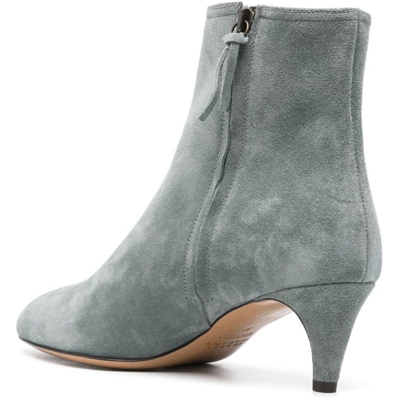 ISABEL MARANT Deone suede ankle boots - Green