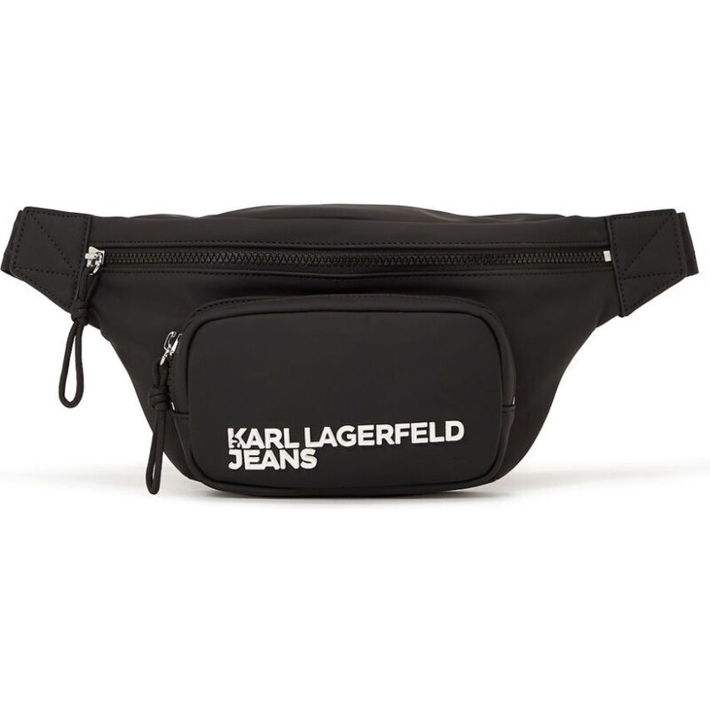 Karl Lagerfeld Jeans Utility coated belt bag Black GLAMI.eco