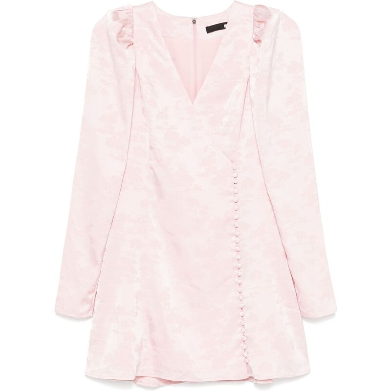 ROTATE BIRGER CHRISTENSEN puff sleeve mini dress - Pink