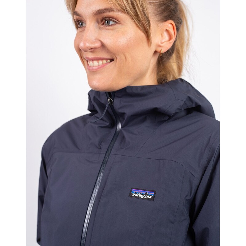 Patagonia W's Boulder Fork Rain Jacket Smolder Blue - GLAMI.eco