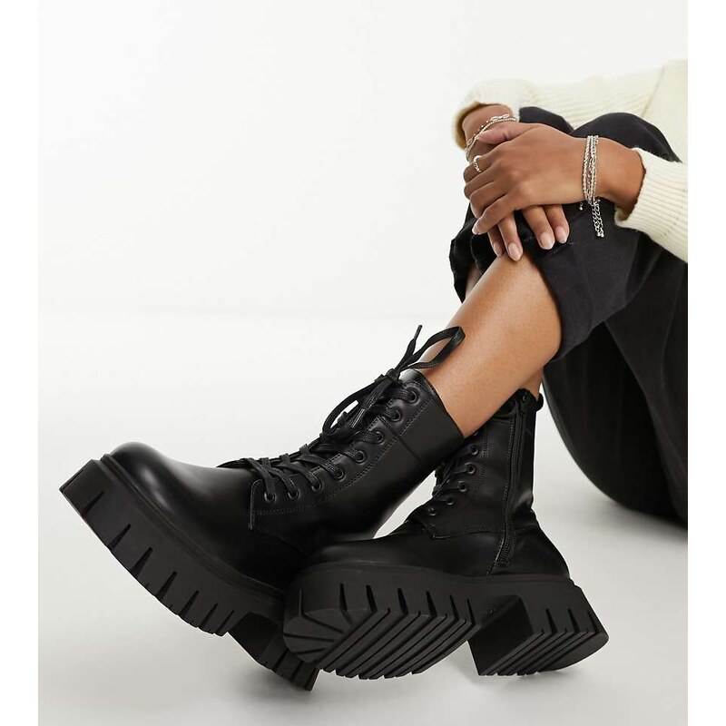 Chunky Boots Wide Calf Boots Asos Knee High Boots Asos Wide Fit