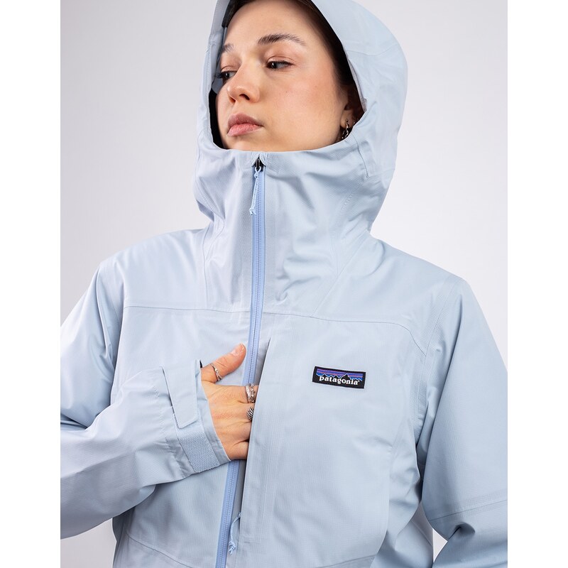 Patagonia W's Boulder Fork Rain Jacket Fleck Blue