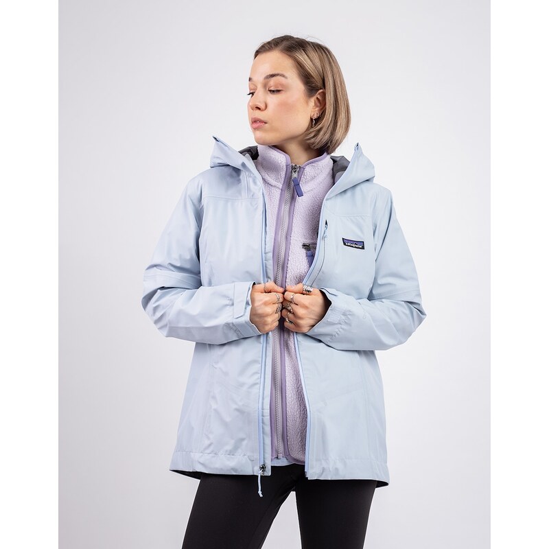 Patagonia W's Boulder Fork Rain Jacket Fleck Blue