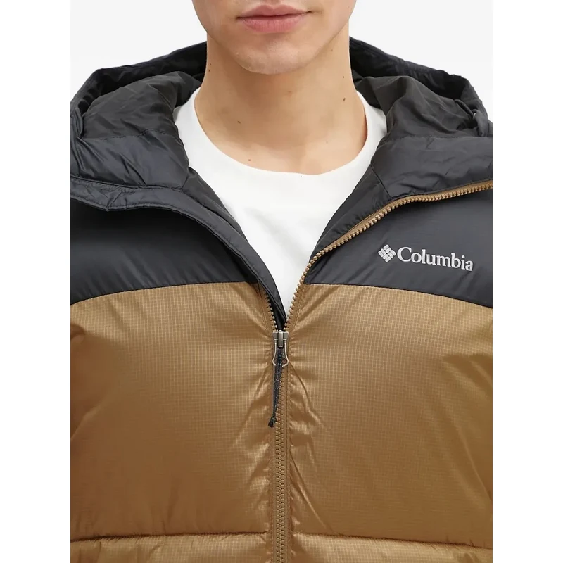 Columbia hooded puffer jacket - Brown - GLAMI.eco