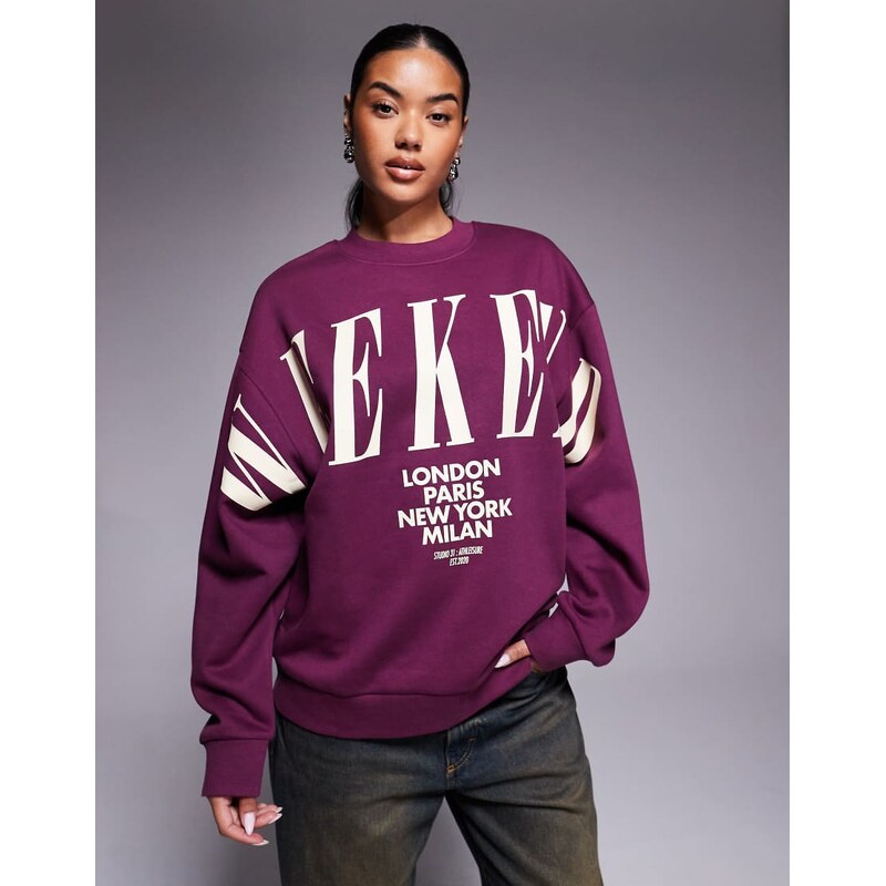 ASOS Weekend Collective Weekend Collective oversized sweat with