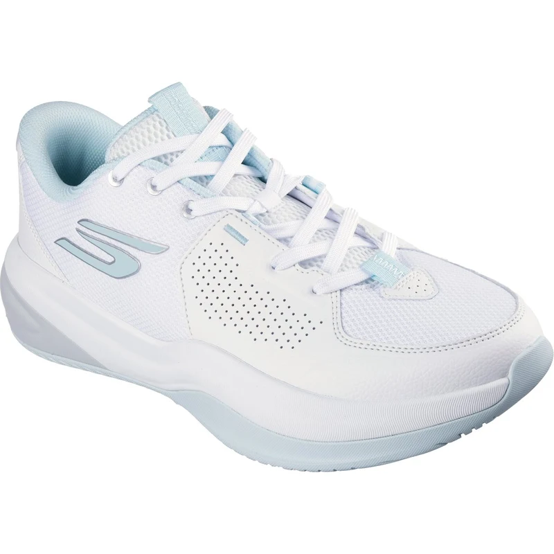 Skechers SKX LEAGUE Sneaker in White/Light Blue, Size 6  display picture 3