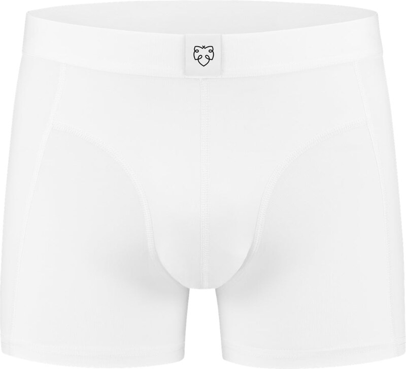 Zdravé tričko.cz Pánské boxerky z bio bavlny A-dam bílé