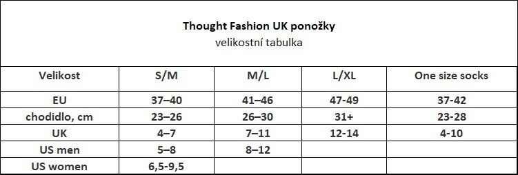 Thought Fashion UK Bambusové ponožky Peggie Floral pink 37-40