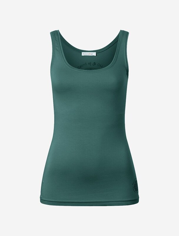 The Spirit of OM top z bio bavlny - zelený