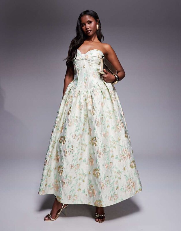 chinese dress ladies ASOS DESIGN twist front bias satin maxi dress with gold hardware in ol –  VinNews Recommendations main image 1