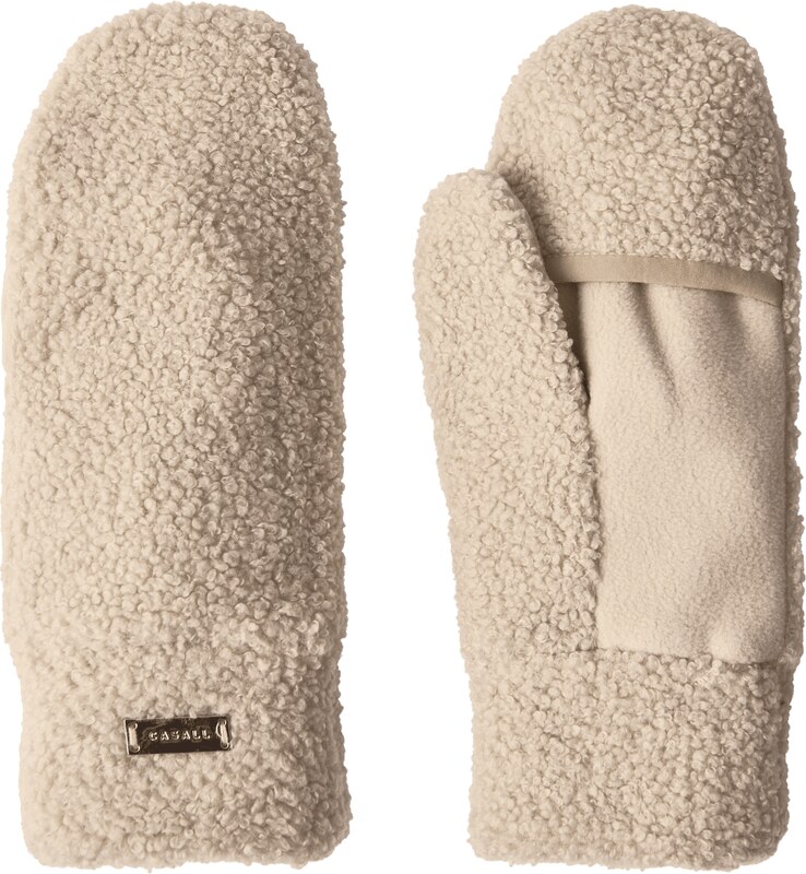 Casall Sherpa Mittens Ecru, XS/S / Ecru