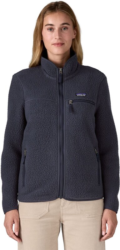 Patagonia Women's Retro Pile Fleece Jacket Recycled Polyester, Sunken Blue / L