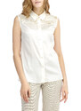 Dressarte Paris Gold lace silk blouse