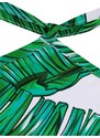 Noire Swimwear jungle-print Isla bikini - Green