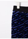 Versace Kids all-over logo print sweatpants - Black