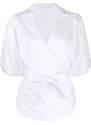 Simkhai V-neck wrap blouse - White
