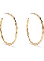 DOWER AND HALL waterfall gold vermeil hoops