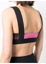 Rabanne gradient-effect sports bra - Black
