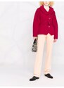 ISABEL MARANT Dipazo belted wide-collar jacket - Red