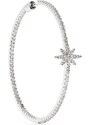 APM Monaco crystal-embellished hoop earrings - Silver