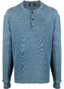 Ralph Lauren RRL button-plaquet cotton T-Shirt - Blue