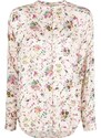 MARANT ÉTOILE Catchell floral-print blouse - Neutrals