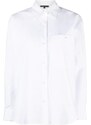 Maje poplin button-down shirt - White
