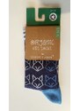 VNS Organic socks Dětské ponožky VNS Mix designs Fox blue