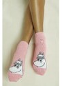 VNS Organic socks Moomin Trainer kotníkové ponožky 35-38 pink