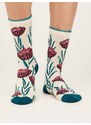 Thought Fashion UK Bambusové ponožky Pretty Floral multi 4-set box 37-40