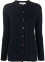 Giuliva Heritage Visina cable-knit wool cardigan - Blue