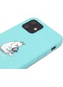 NordicBuddies Finsko iPhone Case Moomintroll´s Tail light blue