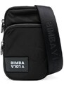Bimba y Lola logo-patch phone pouch - Black