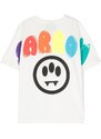 Barrow kids logo-print short-sleeve T-shirt - White