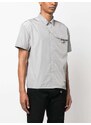 HELIOT EMIL carabiner-detail short-sleeved shirt - Grey