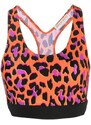 PUCCI leopard-print sports bra - Orange