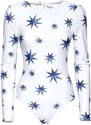 La DoubleJ Lakshmi star-print surf suit - White